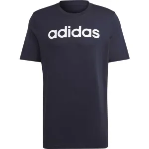 adidas LIN SJ T Pánske tričko, tmavo modrá, veľkosť XXL #7386399