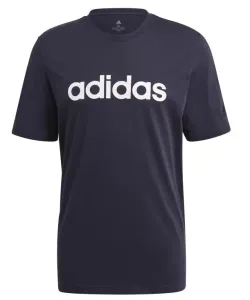 adidas LIN SJ T Pánske tričko, tmavo modrá, veľkosť L