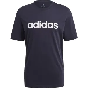 adidas LIN SJ T Pánske tričko, tmavo modrá, veľkosť XXXL