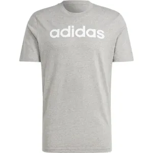 adidas LIN SJ T Pánske tričko, sivá, veľkosť XXXL