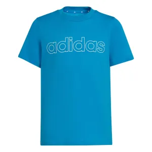 adidas LIN T Chlapčenské tričko, modrá, veľkosť 116