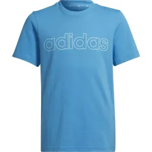 adidas LIN T Chlapčenské tričko, modrá, veľkosť #467359