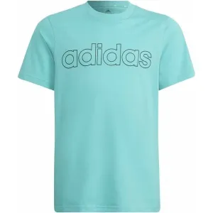 adidas LIN T Chlapčenské tričko, zelená, veľkosť
