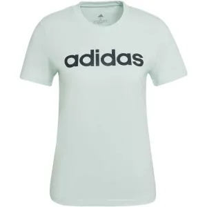adidas LIN T Dámske tričko, svetlo zelená, veľkosť L #438631