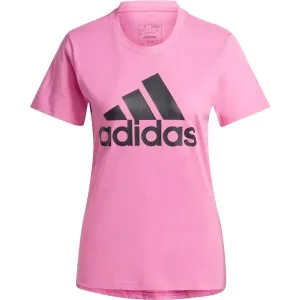 adidas LOUNGEWEAR ESSENTIALS LOGO Dámske tričko, ružová, veľkosť #9342265