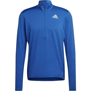adidas OTR 1/2 ZIP M Pánske bežecké tričko, modrá, veľkosť #439363