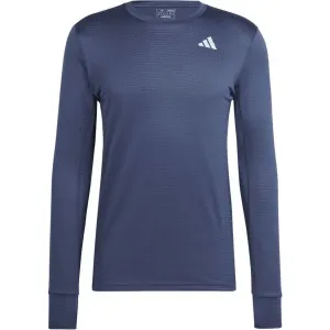 adidas OTR LONGSLEEVE Pánske tričko na behanie, tmavo modrá, veľkosť #8194029