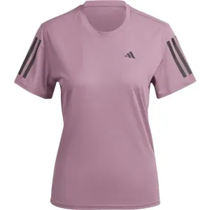 adidas OWN THE RUN TEE Dámske bežecké tričko, ružová, veľkosť #7562886