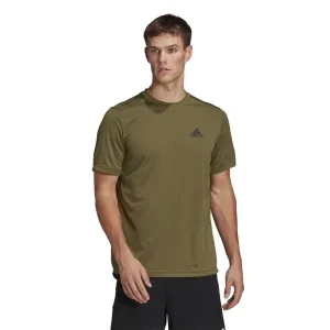 adidas PL T Pánske športové tričko, khaki, veľkosť #434294