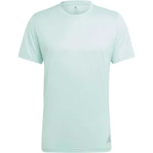 adidas RUN IT TEE M Pánske bežecké tričko, svetlomodrá, veľkosť #7639489