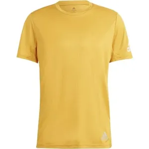 adidas RUN IT TEE M Pánske bežecké tričko, žltá, veľkosť