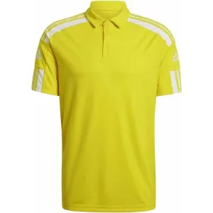adidas SQ21 POLO Pánske polo tričko, žltá, veľkosť #5150820