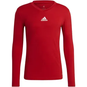 adidas TEAM BASE TEE Pánske futbalové tričko, červená, veľkosť #6208594