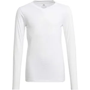 adidas TEAM BASE TEE Y Juniorské futbalové tričko, biela, veľkosť #6208450