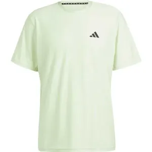 adidas TRAIN ESSENTIALS STRETCH TRANING T-SHIRT Pánske tréningové tričko, svetlo zelená, veľkosť