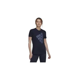 adidas VRTCL ZBR G T Dámske tričko, tmavo modrá, veľkosť XS