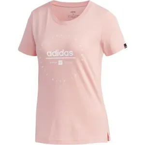 adidas W ADI CLOCK TEE Dámske tričko, ružová, veľkosť M