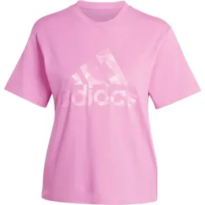 adidas W AOP TEE Dámske tričko, ružová, veľkosť #9261172