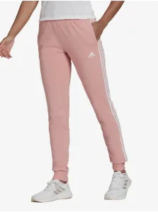 Nohavice adidas HD4272 dámske, ružová farba, s nášivkou #449489