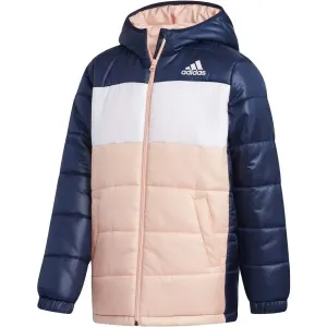 adidas YK J SYNTHETIC Juniorská zimná bunda, tmavo modrá, veľkosť #8471516