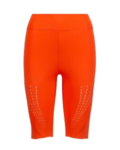 Tréningové šortky adidas by Stella McCartney HD9106 dámske, oranžová farba, jednofarebné, vysoký pás #2625222