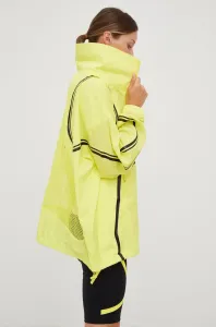 Vetrovka adidas by Stella McCartney Truepace žltá farba, prechodná, oversize