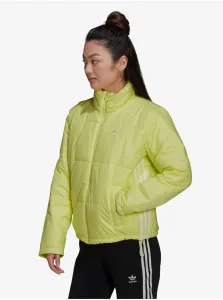 Neonovo žltá dámska prešívaná bunda adidas Originals #724312