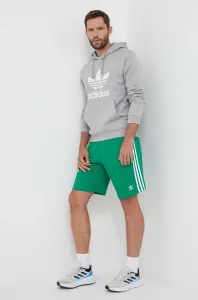 Bavlnené šortky adidas Originals zelená farba