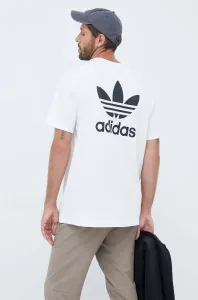 Bavlnené tričko adidas Originals biela farba, s potlačou #9081181