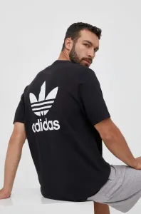 Bavlnené tričko adidas Originals čierna farba, s potlačou #8741315