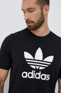 Bavlnené tričko adidas Originals čierna farba, s potlačou #8738314