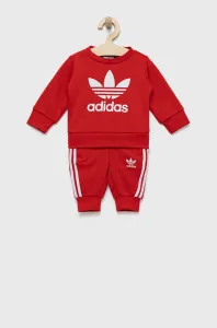 Detská tepláková súprava adidas Originals červená farba #255144