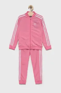 Detská tepláková súprava adidas Originals ružová farba #260802
