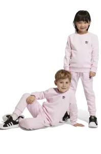 Detská tepláková súprava adidas Originals ružová farba #8738497