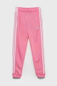 Detské tepláky adidas Originals ružová farba, jednofarebné #8728961