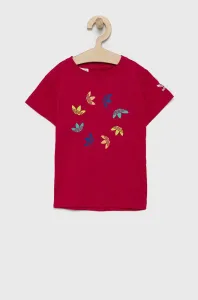 Detské tričko adidas Originals HE6837 ružová farba, s potlačou #6489870