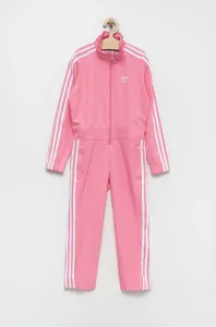 Detský overal adidas Originals ružová farba, #250659
