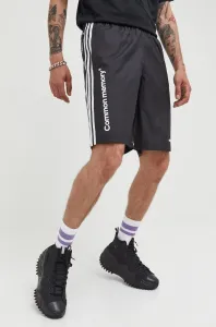Plavkové šortky adidas Originals pánske, čierna farba, s potlačou