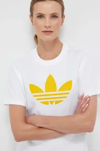 Bavlnené tričko adidas Originals béžová farba #8921057