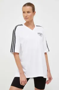 Bavlnené tričko adidas Originals biela farba #8922005