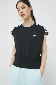 Bavlnené tričko adidas Originals čierna farba, #7543065