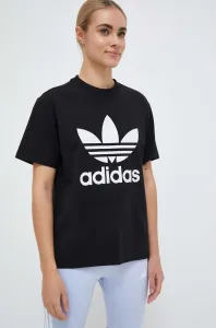 Tričko adidas Originals IB7421-BLACK, dámsky, čierna farba