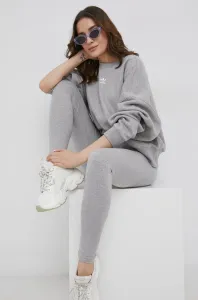 Legíny adidas Originals Adicolor HD2351-MGREYH, dámske, šedá farba, melanžové #8863619