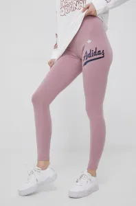 Legíny adidas Originals HD9775 dámske, ružová farba, s nášivkou #6530311
