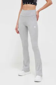 Nohavice adidas Originals dámske, šedá farba, melanžové #8741074