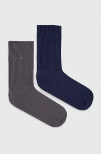 Ponožky adidas Originals 2-pak šedá farba #8738043