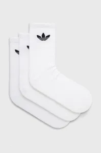 Ponožky adidas Originals (3-pack) HB5881 biela farba
