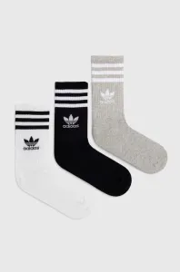 Ponožky adidas Originals 3-pak biela farba #8920957