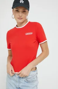 Tričko adidas Originals dámsky, červená farba, #256860