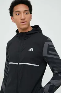 adidas OTR SEASONAL JK Pánska bežecká bunda, čierna, veľkosť S